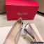 Roger Vivier Heel 4.5cm/8.5cm Flower Strass Buckle Pumps Mirror Silver