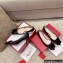 Roger Vivier Heel 2cm/6.5cm/8.5cm Viv' In The City Lacquered Buckle Ballerinas/Pumps Patent Black