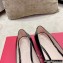 Roger Vivier Heel 2cm/6.5cm/8.5cm Viv' In The City Lacquered Buckle Ballerinas/Pumps Patent Black
