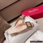 Roger Vivier Heel 2.5cm/4.5cm Belle Vivier Metal Buckle Mules in Patent Leather Beige