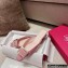 Roger Vivier Heel 2.5cm/4.5cm Belle Vivier Metal Buckle Mules in Patent Leather Pink