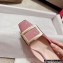 Roger Vivier Heel 2.5cm/4.5cm Belle Vivier Metal Buckle Mules in Patent Leather Pink