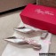 Roger Vivier Heel 2.5cm/4.5cm Belle Vivier Metal Buckle Mules in Leather Silver