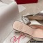 Roger Vivier Heel 2.5cm/4.5cm Belle Vivier Metal Buckle Mules in Leather Silver