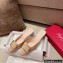 Roger Vivier Heel 2.5cm/4.5cm Belle Vivier Metal Buckle Mules in Patent Leather Nude