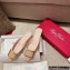 Roger Vivier Heel 2.5cm/4.5cm Belle Vivier Metal Buckle Mules in Patent Leather Nude