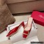 Roger Vivier Heel 2.5cm/4.5cm Belle Vivier Metal Buckle Mules in Patent Leather Red