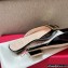 Roger Vivier Heel 2.5cm/4.5cm Belle Vivier Metal Buckle Mules in Patent Leather Black
