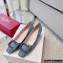 Roger Vivier Heel 4.5cm Stone Buckle Pumps in Suede Gray