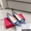 Roger Vivier Heel 4.5cm Stone Buckle Pumps in Suede Gray