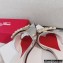 Roger Vivier Heel 4.5cm Love Rhinestone Buckle Mules Silver