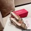 Roger Vivier Heel 4.5cm Belle Vivier Metal Buckle Slingback Pumps in Patent Leather Beige