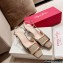 Roger Vivier Heel 4.5cm Belle Vivier Metal Buckle Slingback Pumps in Patent Leather Beige