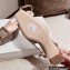 Roger Vivier Heel 4.5cm Belle Vivier Metal Buckle Slingback Pumps in Patent Leather Beige