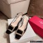 Roger Vivier Heel 4.5cm Belle Vivier Metal Buckle Slingback Pumps in Patent Leather Black