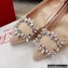 Roger Vivier Heel 4.5cm Strass Buckle Pumps in Satin Beige