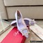 Roger Vivier Heel 4.5cm Strass Buckle Pumps in Satin Lilac