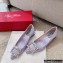 Roger Vivier Heel 4.5cm Strass Buckle Pumps in Satin Lilac