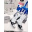 Balenciaga Heel 5cm Sock Bootie in smooth calfskin and recycled knit Gray 2022