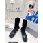 Balenciaga Heel 5cm Sock Bootie in smooth calfskin and recycled knit Black 2022
