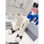 Balenciaga Heel 5cm Sock Bootie in smooth calfskin and recycled knit Creamy 2022