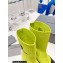 Balenciaga Heel 5cm Sock Bootie in smooth calfskin and recycled knit Yellow 2022