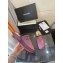 Chanel CC Logo Calfskin and Suede Calfskin Mules G38648 Purple 2022