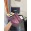 Chanel CC Logo Calfskin and Suede Calfskin Mules G38648 Purple 2022