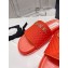 Chanel Logo Checked wool fabric Mules Red 2022
