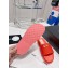 Chanel Logo Checked wool fabric Mules Red 2022