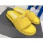 Chanel Logo Checked wool fabric Mules Yellow 2022
