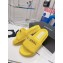 Chanel Logo Checked wool fabric Mules Yellow 2022