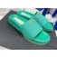 Chanel Logo Checked wool fabric Mules Green 2022