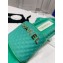Chanel Logo Checked wool fabric Mules Green 2022