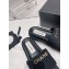 Chanel Logo Checked wool fabric Mules Black 2022