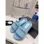 Chanel Logo Checked wool fabric Mules Light Blue 2022