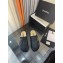 Chanel CC Logo Calfskin and Suede Calfskin Mules G38648 Black 2022