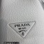 Prada Leather bucket bag 1BE060 White 2022