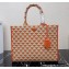Prada Symbole jacquard fabric Large handbag 1BA356 Orange 2022