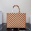 Prada Symbole jacquard fabric Large handbag 1BA356 Orange 2022