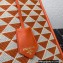 Prada Symbole jacquard fabric Large handbag 1BA356 Orange 2022