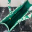 Prada Symbole jacquard fabric Large handbag 1BA356 Green 2022