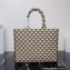 Prada Symbole jacquard fabric Large handbag 1BA356 Brown 2022