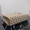 Prada Symbole jacquard fabric Large handbag 1BA356 Brown 2022