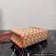Prada Symbole jacquard fabric Small handbag 1BA354 Orange 2022