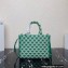 Prada Symbole jacquard fabric Small handbag 1BA354 Green 2022