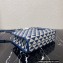 Prada Symbole jacquard fabric Small handbag 1BA354 Blue 2022