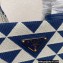 Prada Symbole jacquard fabric Small handbag 1BA354 Blue 2022