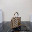 Prada Symbole jacquard fabric micro bag 1BA355 Brown 2022