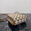 Prada Symbole jacquard fabric micro bag 1BA355 Brown 2022